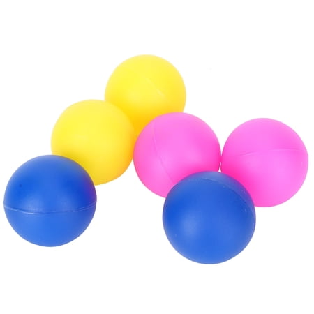 Deror 6 Ballons De Plage PVC Colorés Bleu/Jaune/Rouge – Accessoires Raquette Plage, Jouets Extérieur
