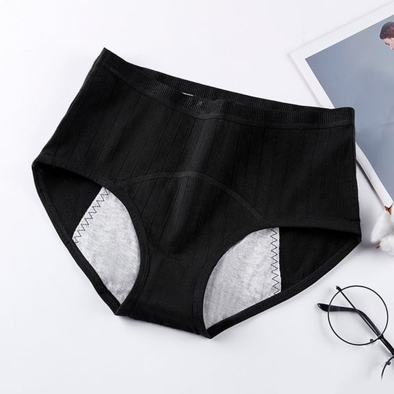 TIANZEN Women's Leak Proof Soft And Breathable Underwear Boy Cut Underwear Women Underwear for Women Pack Bikini Seamless Womens Panties Bikini Nylon