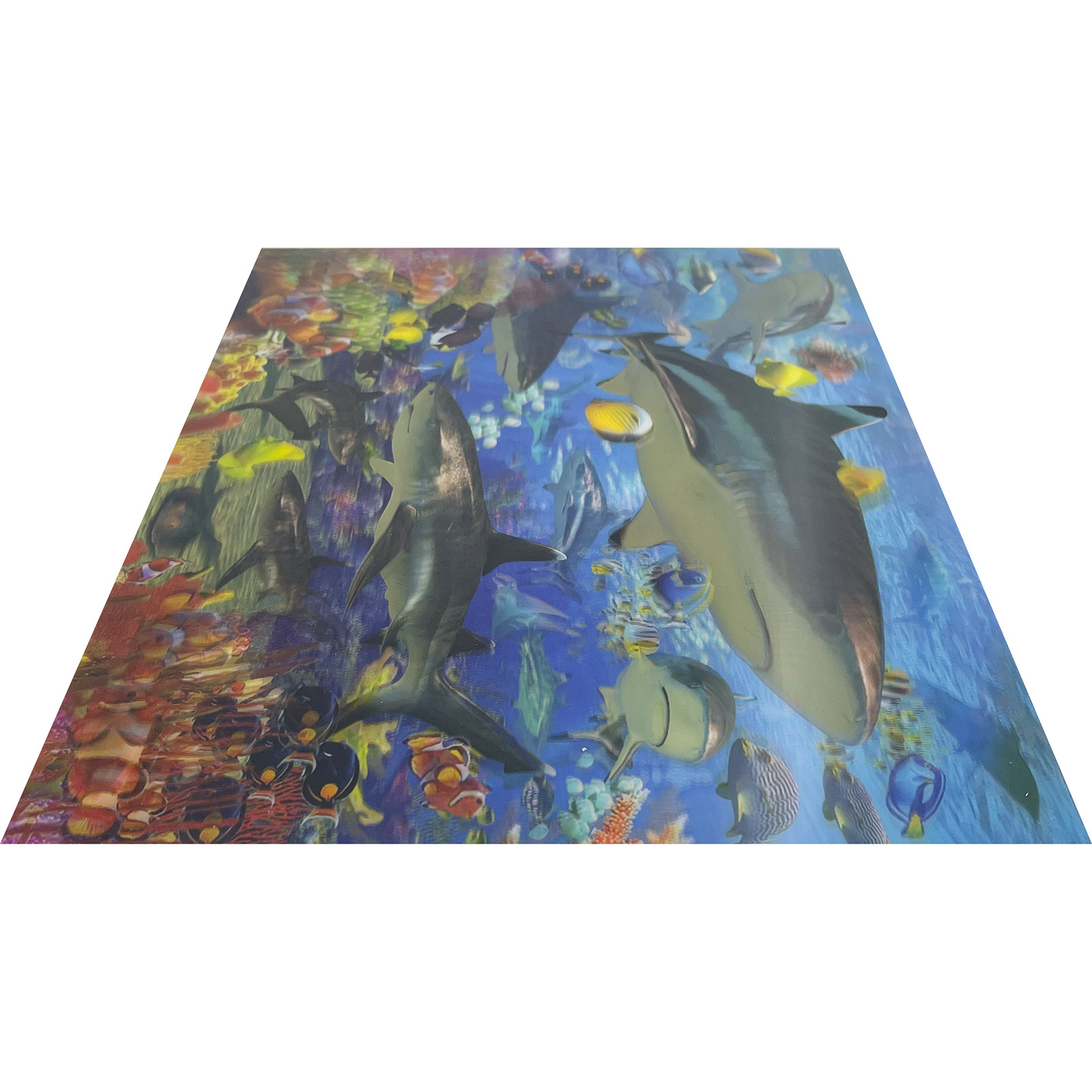 Impact 3D Horizontal Poster Shark Reef