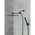 thumbnail image 3 of Delta Raincan Shower Head & Hand Held Combo - 75527-BL - Matte Black, 3 of 11