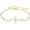 Pearl Cross Bracelets, variant on 14K Solid Gold Cross Bracelet for Women Butterfly Pineapple Lucky Clover Heart Sister Bracelets Birthday Christmas Mothers Day Jewelry Gifts for Mom Friends
