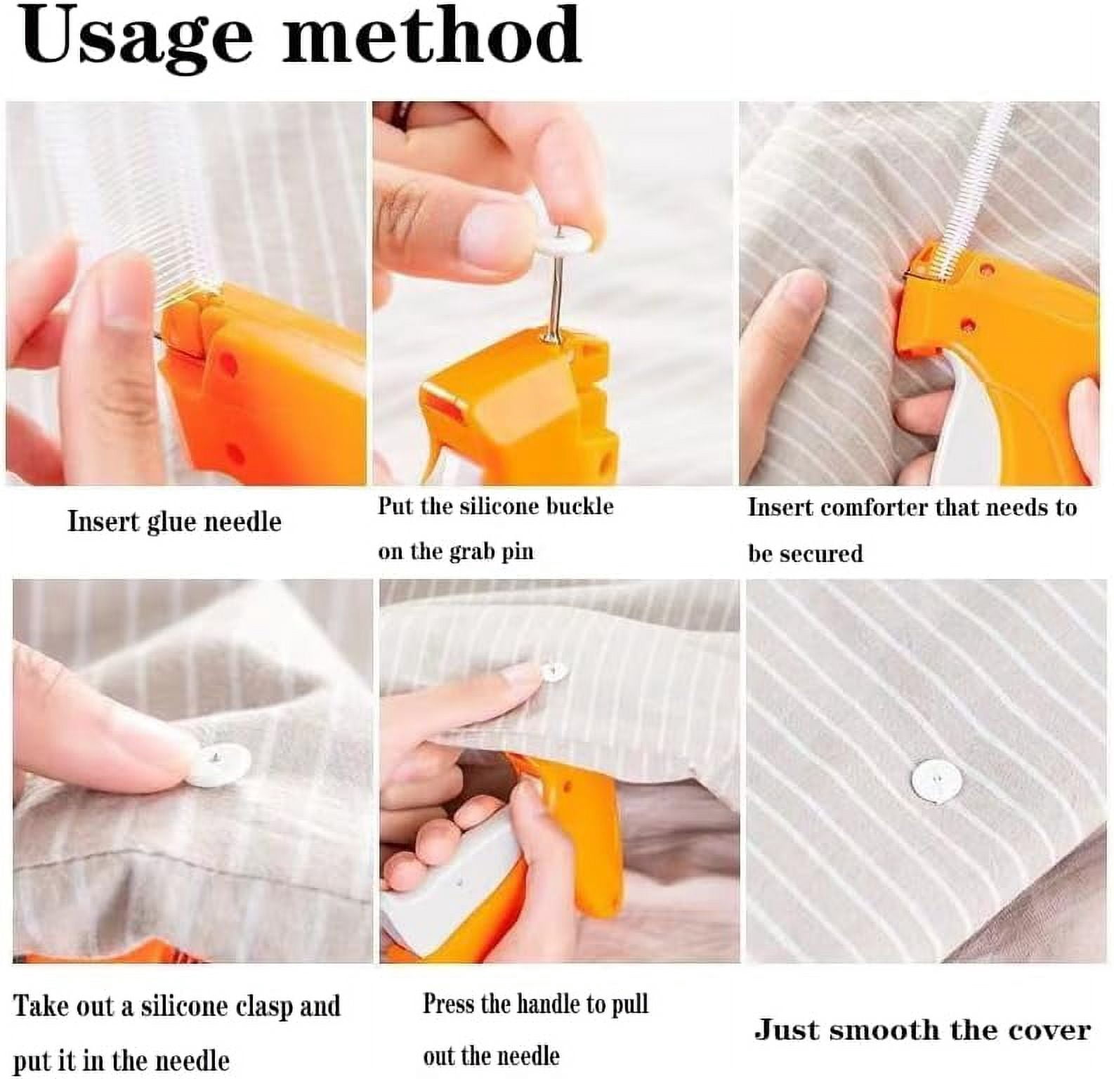 Stitchy Gun for Clothing, Newest Stitchy Quick Clothing Fixer, Mini Quick Repair Garment Sewing Machine, Handheld Sewing Machine Instant Button Garment Connector