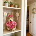 thumbnail image 7 of dajkiuy Woven Grass Bunny Ornament, Straw Rabbit Decor, Spring Lawn Ornament, Rustic Easter Decor, Garden Bunny Statue, 7 of 7