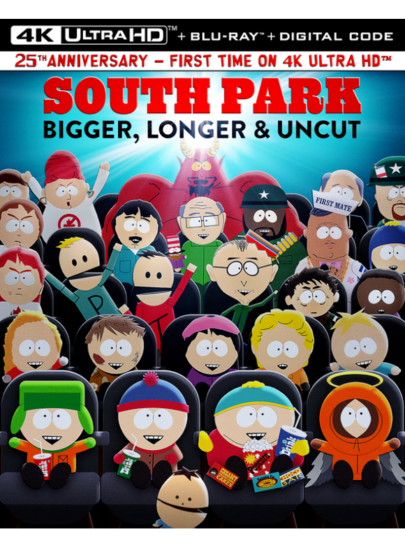 South Park: Bigger, Longer & Uncut "25th Anniversary" (4K Ultra HD + Blu-ray + Digital)