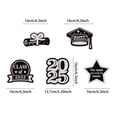 thumbnail image 3 of 4/3/2/1 sets 2025 Graduation Decorations Glittering Graduation Centerpiece for Tables Sticks Class of 2025 Grad Photo Centerpiece Party Decoration Supplies for College High School, 3 of 7
