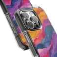 thumbnail image 2 of Vibrant Abstract Waves - Clear Impact iPhone 16 Phone Case,iPhone 16 Pro Max, 2 of 7