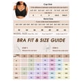 thumbnail image 5 of Cueply Bras for Women Plus Size Wireless Bra Full Coverage Support Wide Strap Seamless Comfort, 5 of 9