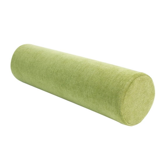 XmhyTop-A Cervical Neck Roll Pillow for Sleeping, Decorative Cylinder Bolster Pillow, Supportive Bed Rest Pillow, 40x12x12cm, 1-Piece,Style C,Green