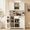 White, variant on Aiho 67" Kitchen Pantry Storage Cabinet with Doors & Shelves, Modern Buffet Cabinet with Microwave Stand, Tall Hutch Cabinet for Kitchen, Dining Room - White