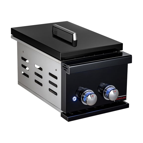 Whistler Prime Double Side Burner for Ourdoor BBQ Grill,24000BTU