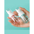 thumbnail image 5 of 2 botellas de spray transparentes portátiles para viajes, 30/60/100 ml, atomizador de perfume, botella dispensadora, niebla, tónico, loción, botellas vacías rellenables, 5 of 5