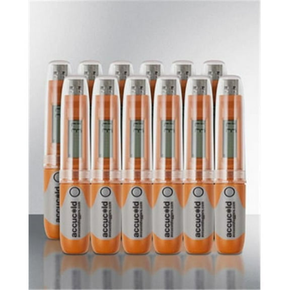 Accucold DLSA11CAL-12P Portable NIST Calibrated USB Temperature Loggers, Pack of 12