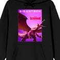 thumbnail image 7 of Ultraman Rising Gigatron Long Sleeve Adult Black Hooded Sweatshirt-XXL, 7 of 7