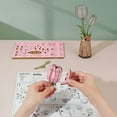 thumbnail image 7 of ROKR 3D Wooden Puzzle Pink Tulip DIY Model Building Kits Artifical Flower Toys for Girls Adults for Thanksgiving & Mother's Day & Valentine's Day & Birthday Gifts, 7 of 7