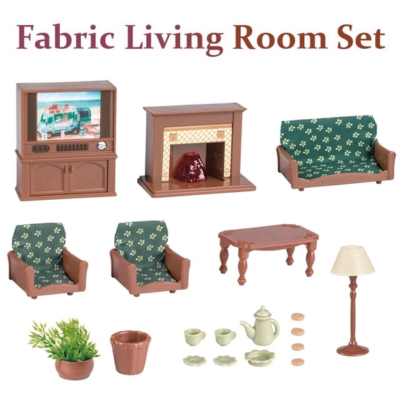 1:12 Scale Dollhouse Furniture Set - Miniature Bathroom, Living Room,Bed Room , Kitchen & Outdoor Accessories for Pretend Play | Educational Kids Toy Gift,Combo 4