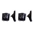 thumbnail image 3 of Thinsony Black Adjustment Gear Knob Shifter Gaiter Boot Collar For Comfort And Control Dustproof White line 2Set, 3 of 6