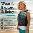 thumbnail image 4 of Zeraty Life Jacket for Adult, Swim Vest for Adults, Swim Jacket with Adjustable Safety Strap, Buoyancy Aid Jacket for Kayaking, Snorkeling, Water Sports, 4 of 7