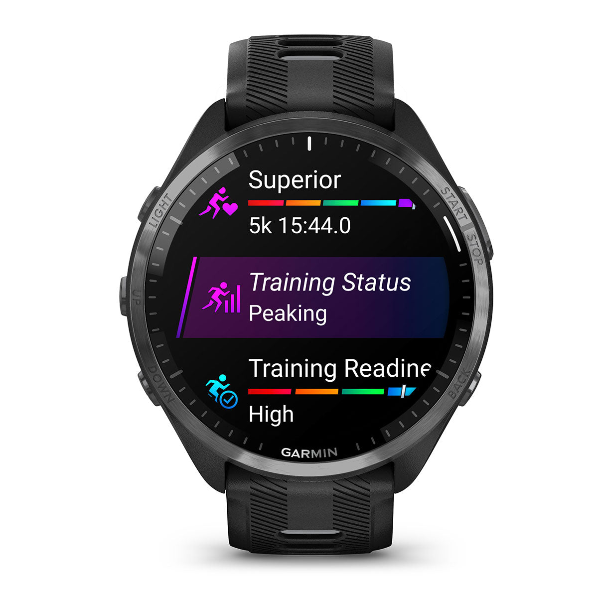 Garmin Forerunner 965 (Black/Powder Gray) Premium Running GPS Smartwatch | Gift Box with PlayBetter HD Screen Protectors, Wall Adapter & Case - image 4 of 7