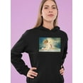 thumbnail image 2 of Pastell Beloved Hoodie Womens -Charlotte Bird Designs, Female Casual Fit, 2 of 4