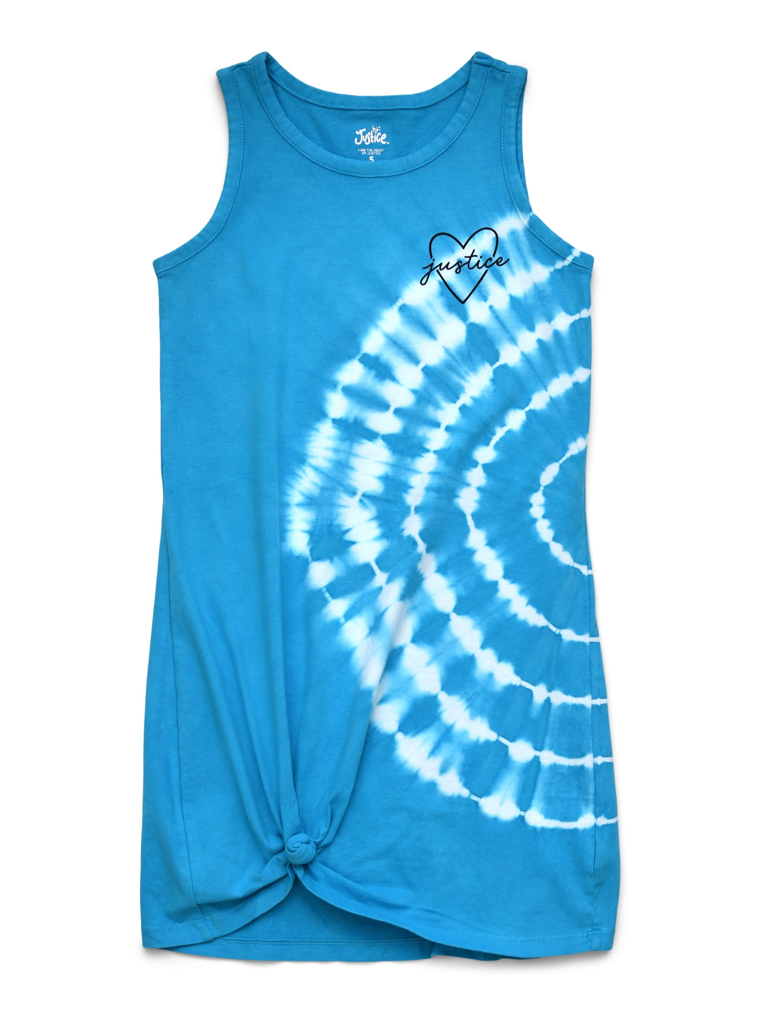 Justice Girls Knot Front Tank Dress, Sizes XS-XXL