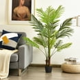 thumbnail image 4 of Gymax 4.3Ft Artificial Phoenix Palm Tree Plant for Indoor Home Office Store, 4 of 10