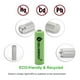 thumbnail image 3 of Baterías recargables GEILIENERGY NiMH AA 600 mAh 1,2 V (x20), 3 of 8