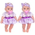 thumbnail image 3 of Poupée Blanche Renaissance Vinyle Silicone Jouet Nouveau-Né Cadeau 12 Pouces Simulation Réaliste Poupée Bébé Renaissante Faite à la Main, 3 of 11