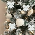 thumbnail image 3 of 12 Pieces 5" Christmas Glitter Bow Large Christmas Tree Bows Christmas Party Decorations Shiny Bow Xmas Ribbon Bows for Wreath Garland Ornaments Gift DIY Decor, 3 of 5
