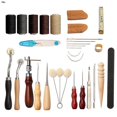 thumbnail image 1 of Lishi Handmade Leather Craft Kit - 29 Pieces, 1 of 4