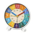 thumbnail image 2 of Reloj despertador analógico de cabecera Gloria para niños movimiento silencioso portátil 8 cm x 5 cm x 9 cm, 2 of 9