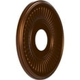 thumbnail image 2 of Ekena Millwork 13"OD x 3 1/2"ID x 3/4"P Berkshire Thermoformed PVC Ceiling Medallion (Fits Canopies up to 5 3/4"), Metallic Dark Copper, 2 of 10