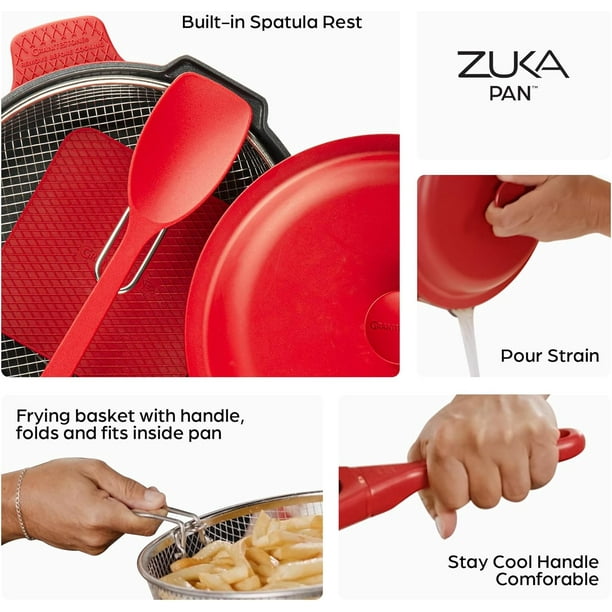 ZUKA Ceramic Pan by Granitestone, 10