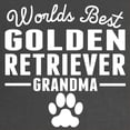 thumbnail image 2 of CafePress - World's Best Golden Retriever? Grandma Maternity T - Maternity Dark T-Shirt, 2 of 3