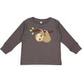 thumbnail image 3 of Inktastic Cute Sloth, Little Sloth, Baby Sloth, Lazy Sloth Boys or Girls Long Sleeve Toddler T-Shirt, 3 of 5