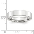 thumbnail image 3 of Primal Gold 10 Karat White Gold 5mm Standard Flat Comfort Fit Band Size 14, 3 of 6