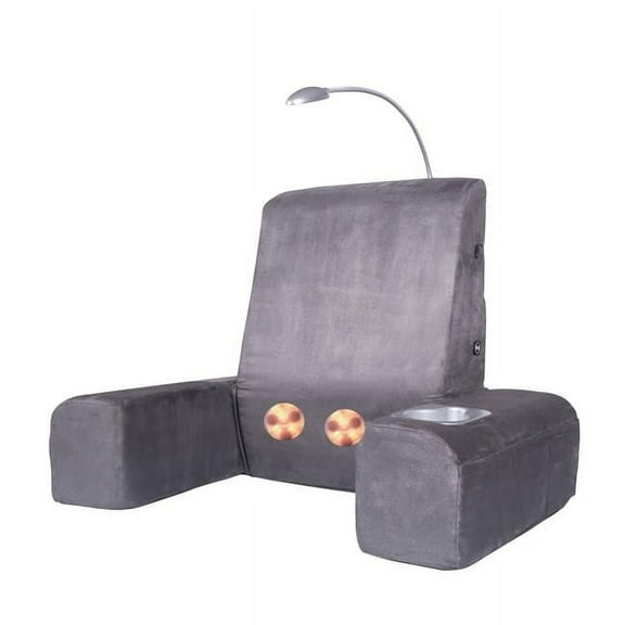 Backrest Bed Lounger with Shiatsu Massage - 26 x 33 x 6.3 in.
