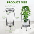 thumbnail image 2 of Soporte para plantas LOYAL TIGER de 2 niveles, 69 cm, metal resistente al óxido, 2 of 6
