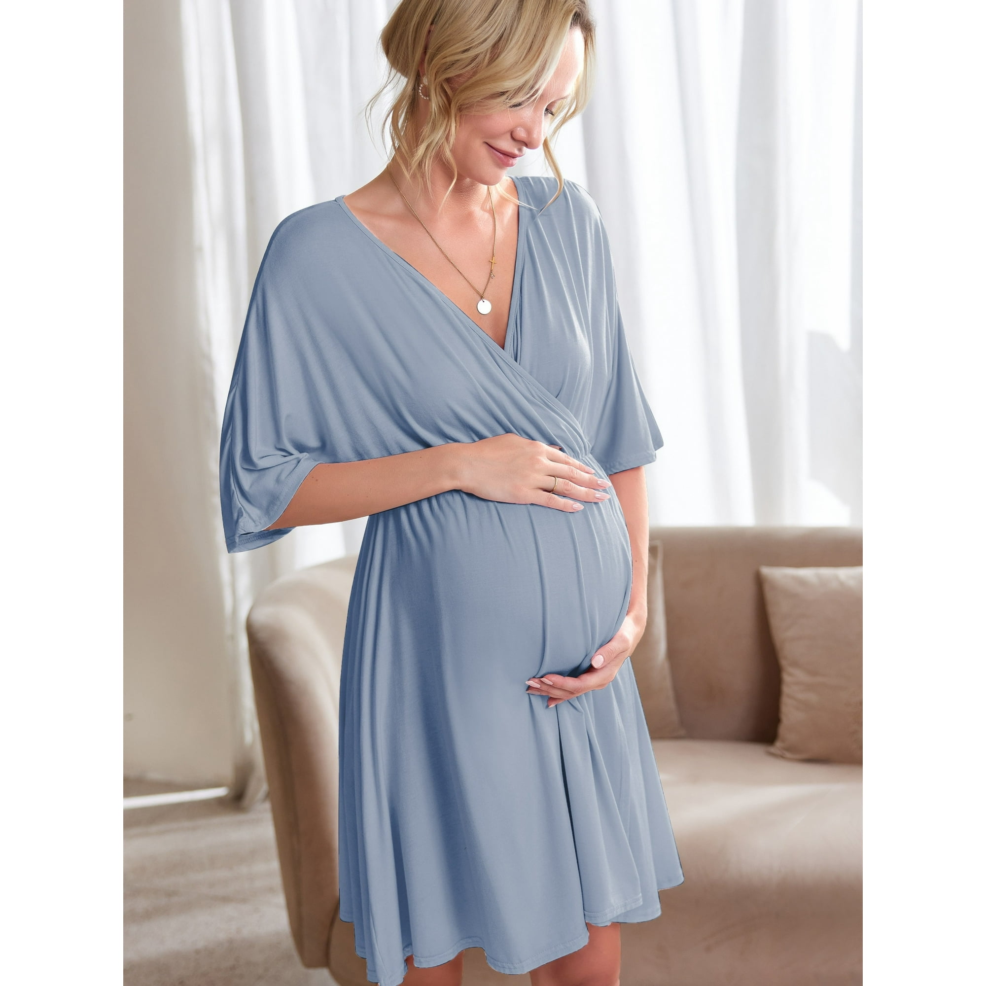 Dosaele 3-in-1 Soft Mama Labor Delivery Hospital Gown
