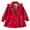 Red, variant on Odeerbi Girls Dress Baby Girls Clothes Children's 2025 Fashion Long Dress Faux Leather Long Sleeve Skirt Coat Versatile Top Pink