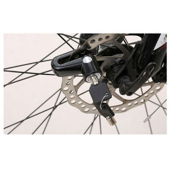 CableVantage Scooter Bike Bicycle Motorcycle Safety Anti-theft Disk Disc Brake Rotor Lock Black