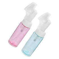 FOMIYES 60ml Foaming Soap Dispenser Foam Pump Bottle Brush Set Empty Foaming Bottles For Travel