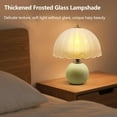 thumbnail image 4 of Mid  Modern  for Bedroom, Vintage Bedside Small  for Living Room, 12" Cute Retro Mushroom Table  Decor with 3 Color Temps, 4 of 6