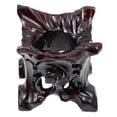 thumbnail image 1 of Weiweiguan 1Pc Crystal Ball Wooden Base Decorative Yellow River Stone Base Exquisite Rack (As Shown), 1 of 6