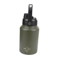 thumbnail image 3 of Botella de agua aislada de un galón, jarra de vacío de doble pared para deportes, barbacoas, gimnasios verde 1.9L, 3 of 8