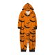thumbnail image 2 of Family Halloween Pjs Matching Sets Halloween Print Long Sleeve Zippered One Piece Pajama Hooded Jumpsuit Winter Halloween Pjs Family Set, 2 of 3