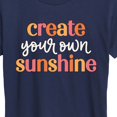 thumbnail image 3 of Instant Message - Create Your Own Sunshine - Women's Short Sleeve Graphic T-Shirt, 3 of 6