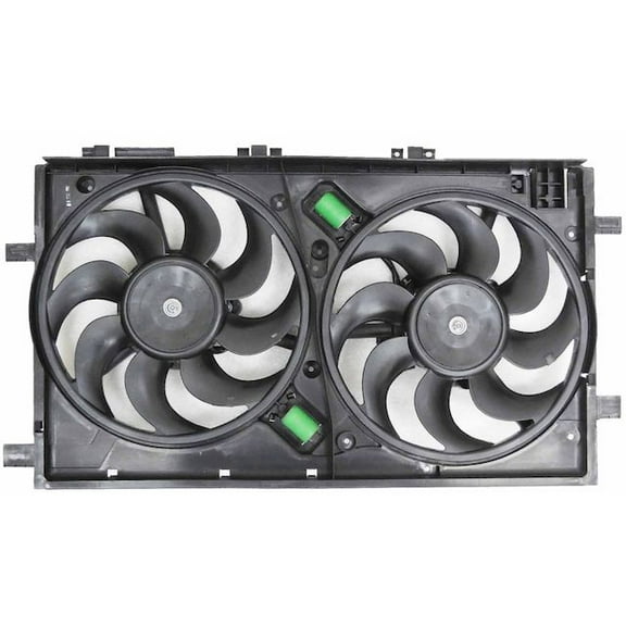 Radiator Fan Assembly - Compatible with 2011 - 2013 Buick Regal 2.0L 4-Cylinder 2012