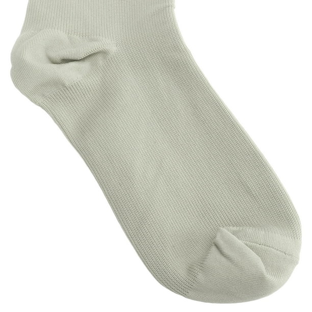 Calcetines de compresión con cremallera, 1 par de calcetines de compresión con cremallera cerrada de 15 a 20 mmHg para mujer Calcetines de compresión con cremallera y punta cerrada de grado profesional