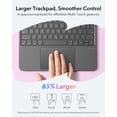 thumbnail image 6 of ESR Flex Keyboard Case Compatible with iPad Air 11" M4/M3/M2 (2026-2024) & Air 5th/4th Gen, Magnetic Detachable Keyboard, Larger Trackpad, Dark Gray, 6 of 9