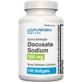 thumbnail image 6 of Puregen Labs Stool Softener Laxative Docusate Sodium 250 mg (100 Softgels) - 2PK, 6 of 6